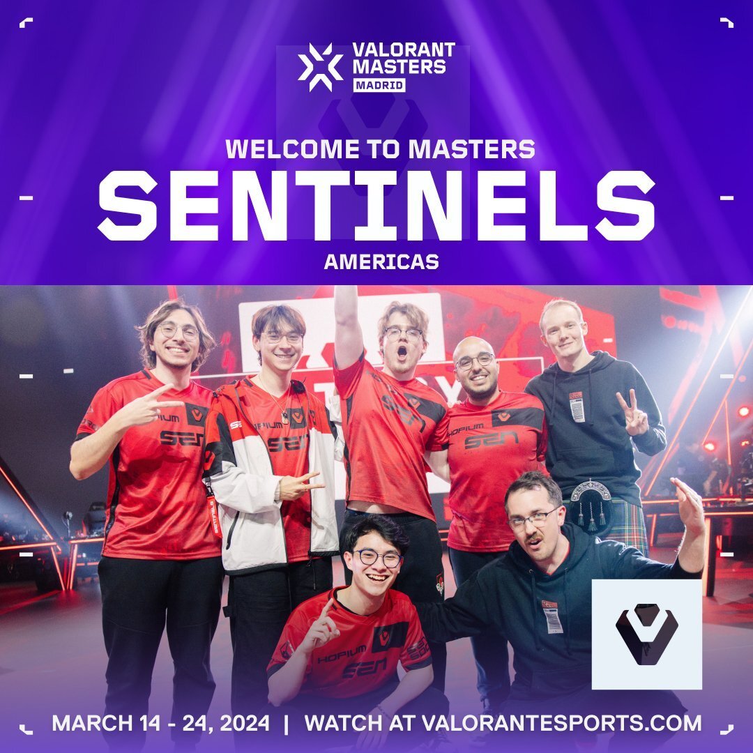 SENTINELS QUALIFIES FOR VCT MASTERS MADRID