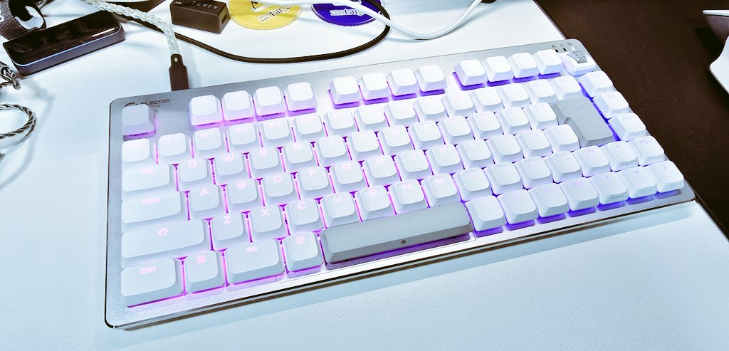 【美品】ELECOM VK720AL BK ブラック　ロープロファイル KEYBOARD – VK720AL｜ELECOM GAMING｜V custom - ゲーミング
